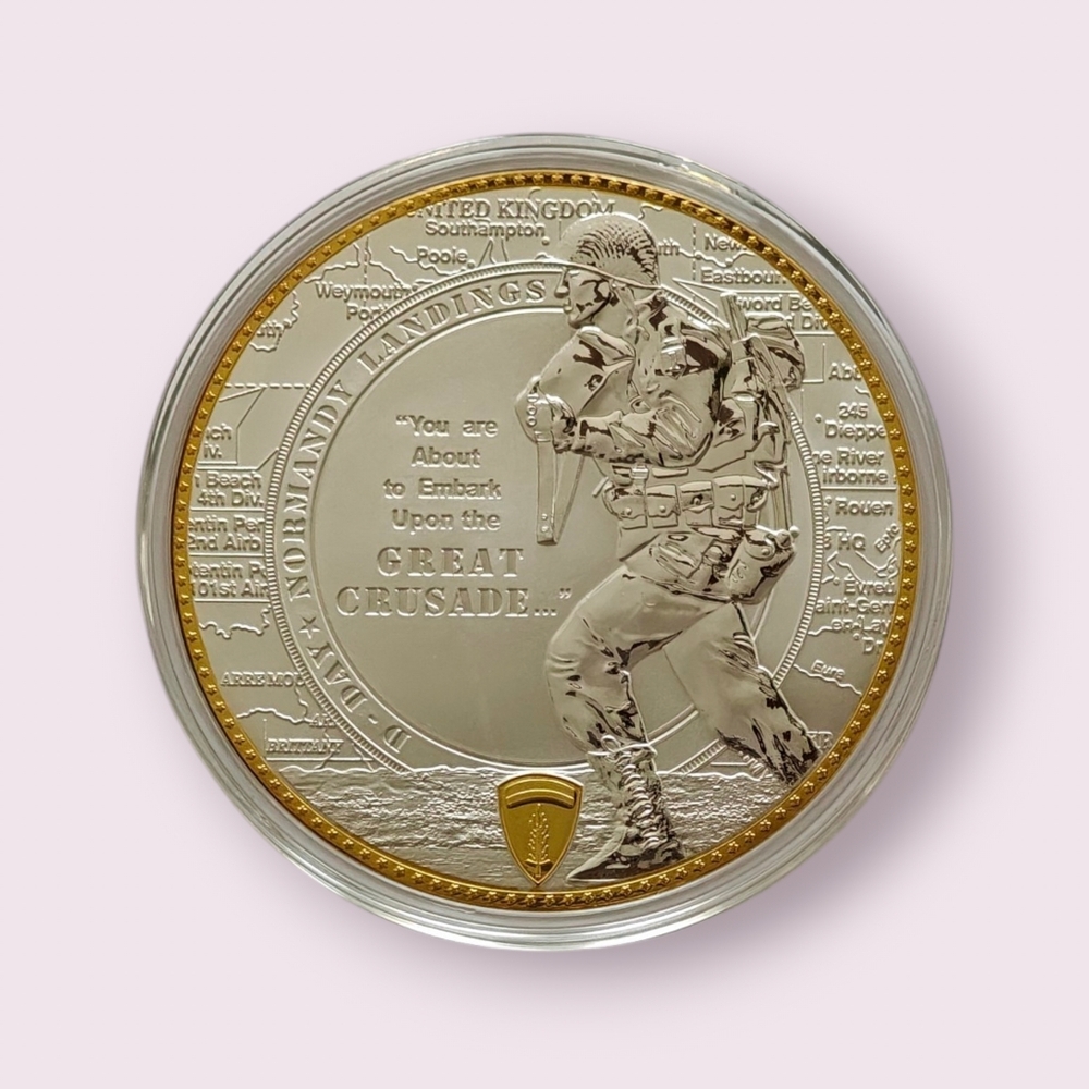 Operation Overload Anniversary Proof Colossal Commemorative Coin w/COA